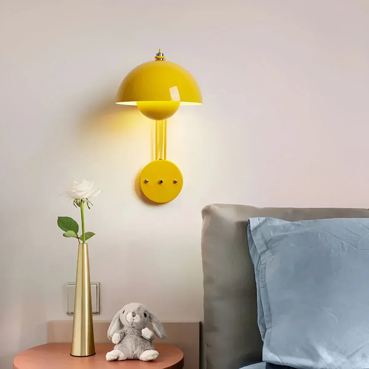 Warm Nordic Mushroom Table Lamp