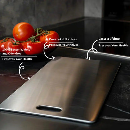 Sanitary Stainless Steel Cutting Board for Clean Kitchen - Befez