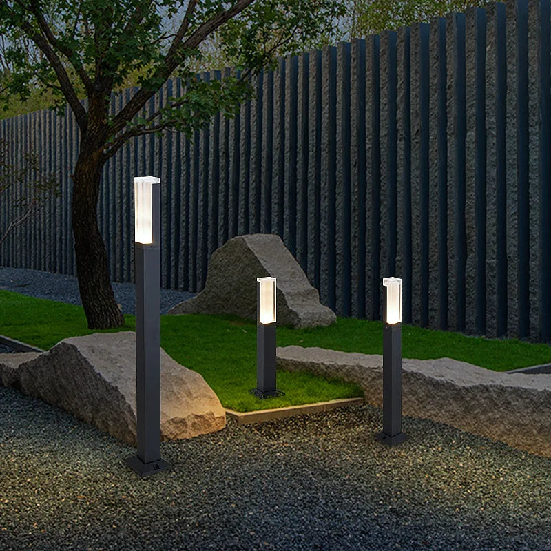Durable LED Garden Light Waterproof Black