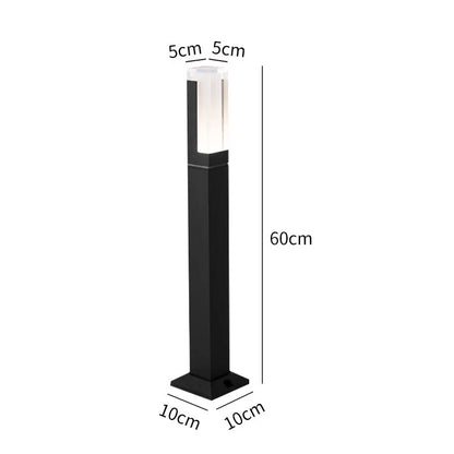 Durable LED Garden Light Waterproof Black