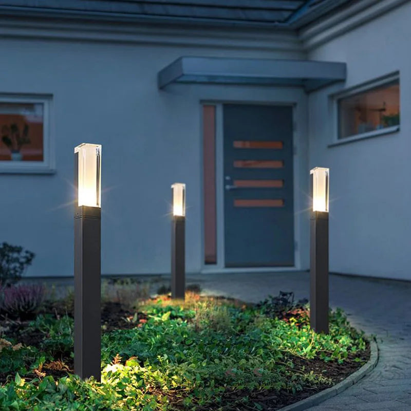 Durable LED Garden Light Waterproof Black
