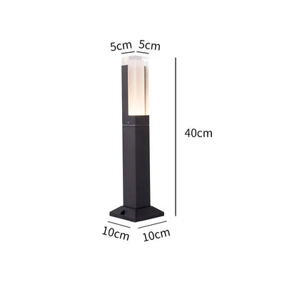 Durable LED Garden Light Waterproof Black