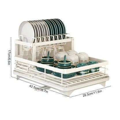 Compact Folding Dish Rack