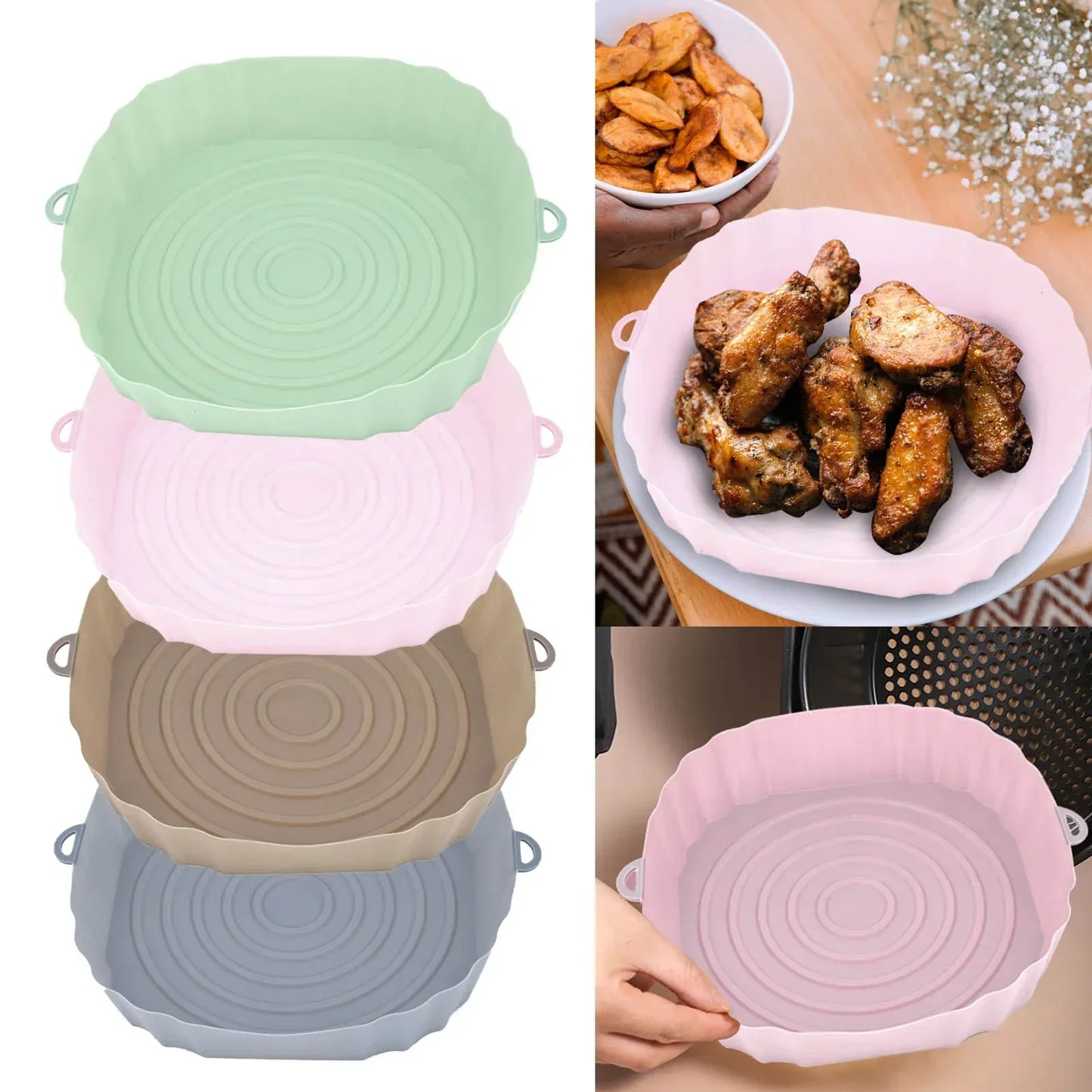 Non-Stick Air Fryer Tray for Easy Cleaning