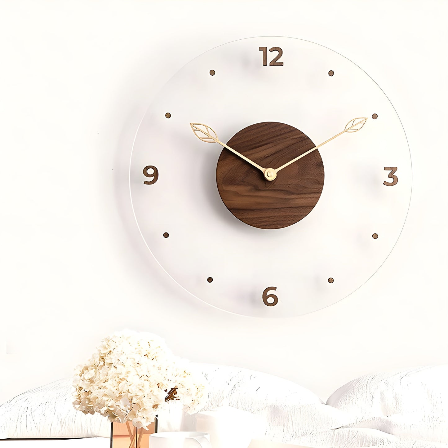 Simple Quiet Wall Clock for Home Decor