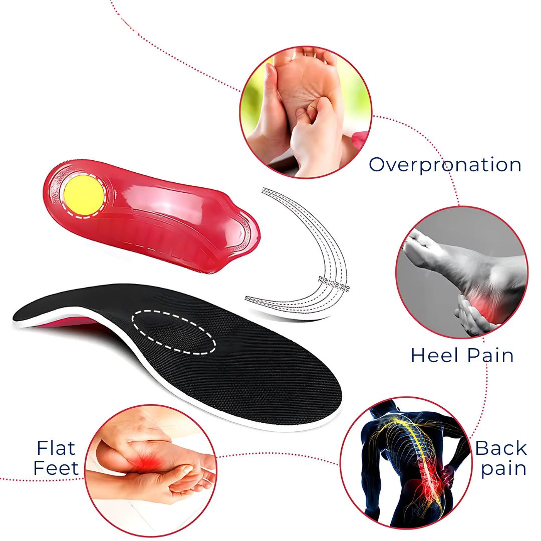 Arch Support Shoe Insoles for Flat Feet Relief