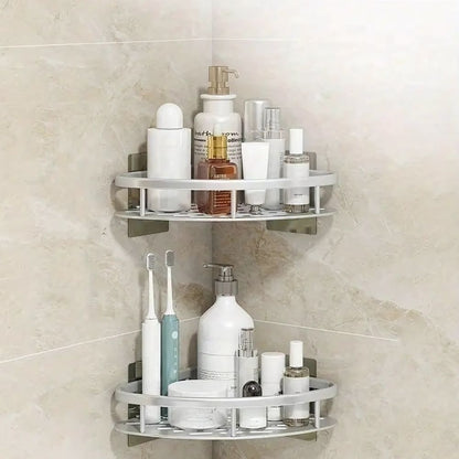 Stainless Steel Curved Shower Organizer
