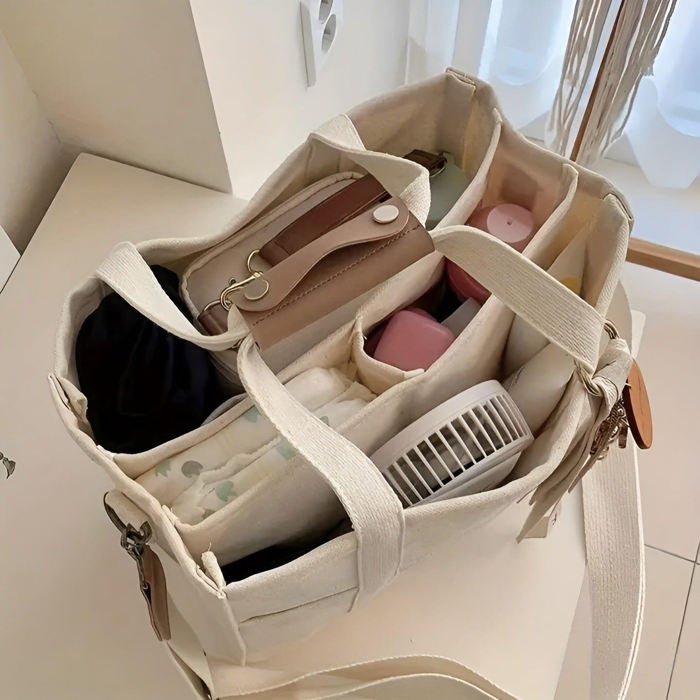 Practical Large Canvas Shoulder Bag