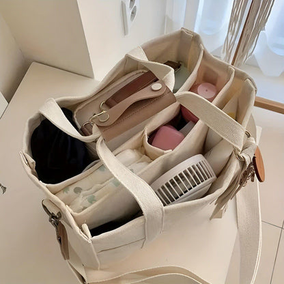 Practical Large Canvas Shoulder Bag