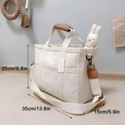 Practical Large Canvas Shoulder Bag