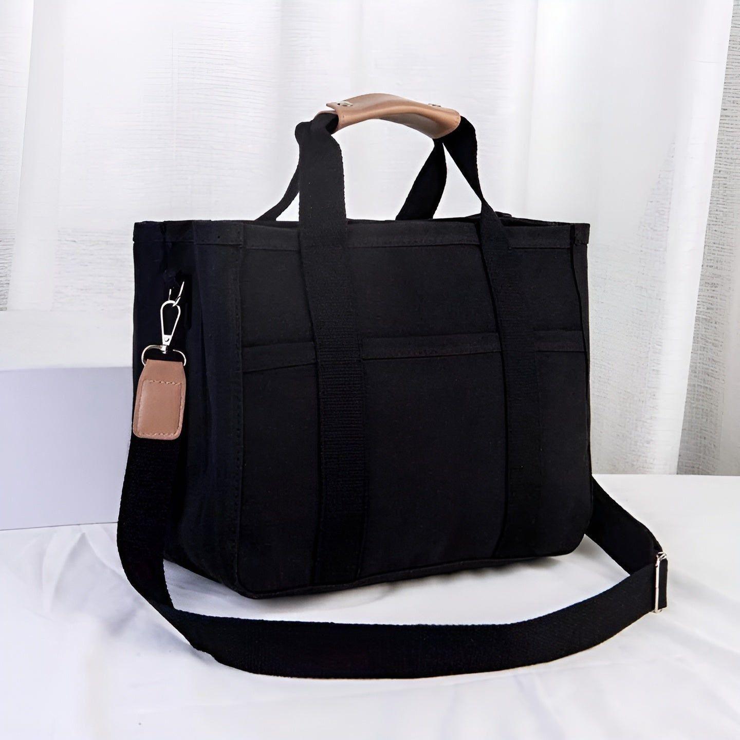 Practical Large Canvas Shoulder Bag