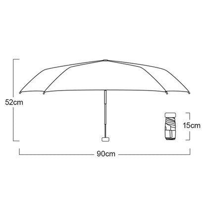 Compact Travel Rain Umbrella