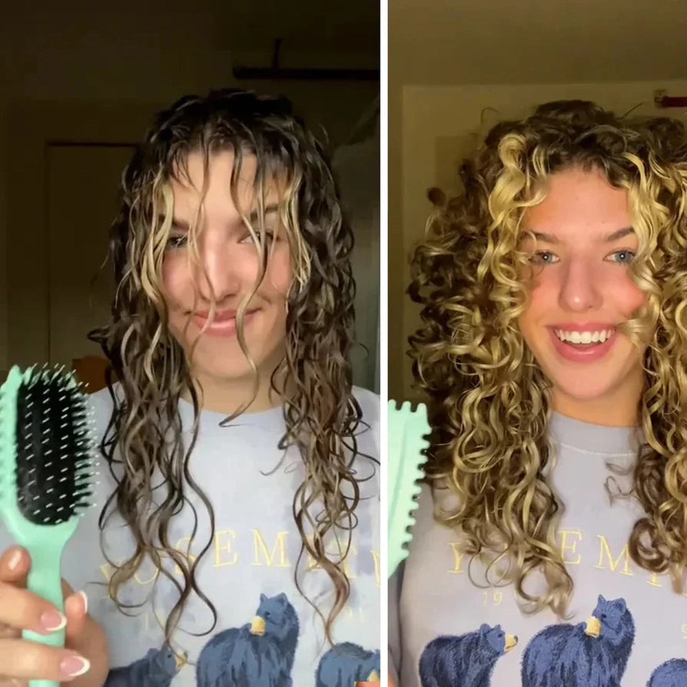 Gentle Curl Detangling Brush for Smooth Hair