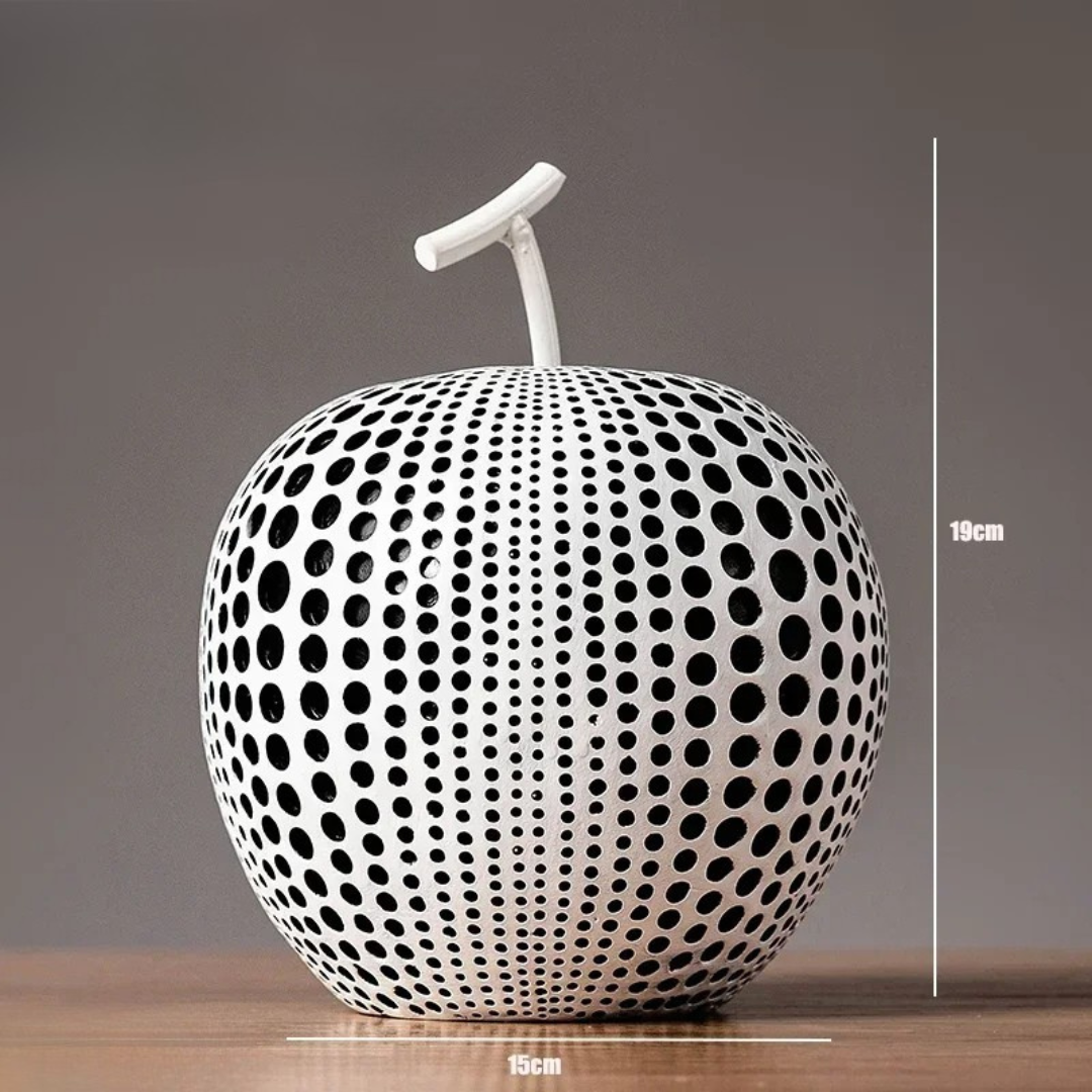 Cute Polka Dot Apple Home Decor Figurine