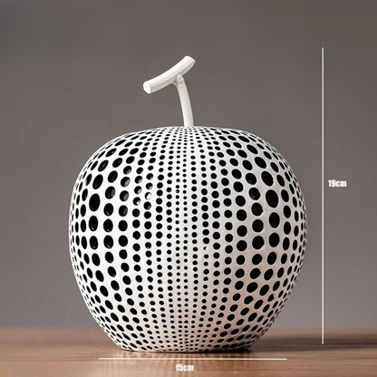 Cute Polka Dot Apple Home Decor Figurine