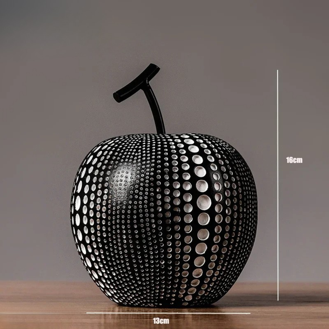 Cute Polka Dot Apple Home Decor Figurine