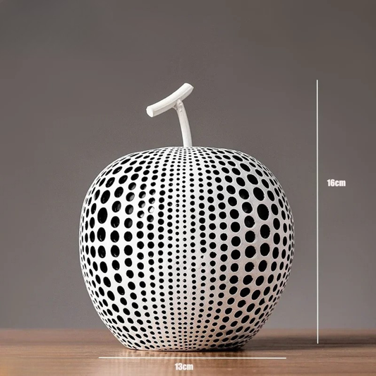 Cute Polka Dot Apple Home Decor Figurine - Befez
