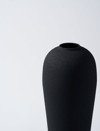 Modern Black Ceramic Vase