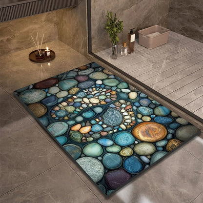 Anti Slip Natural Rubber Bath Mat for Bathroom Safety