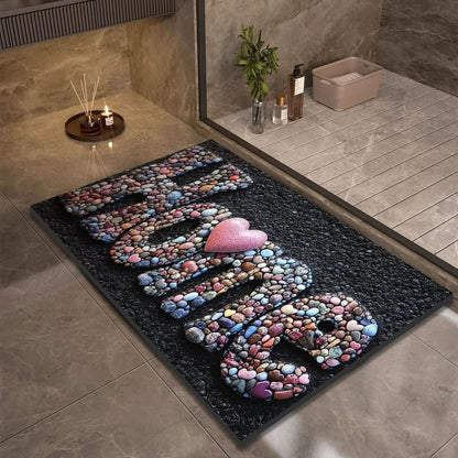 Anti Slip Natural Rubber Bath Mat for Bathroom Safety