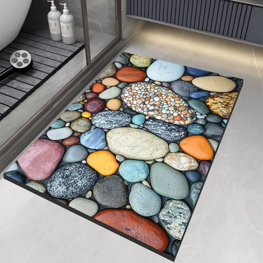 Anti Slip Natural Rubber Bath Mat for Bathroom Safety - Befez