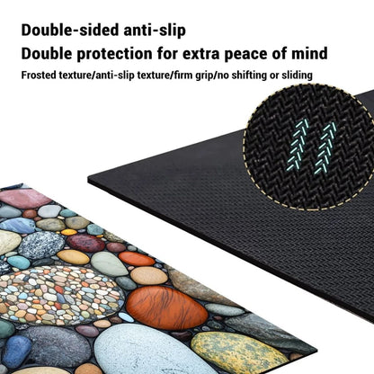 Anti Slip Natural Rubber Bath Mat for Bathroom Safety