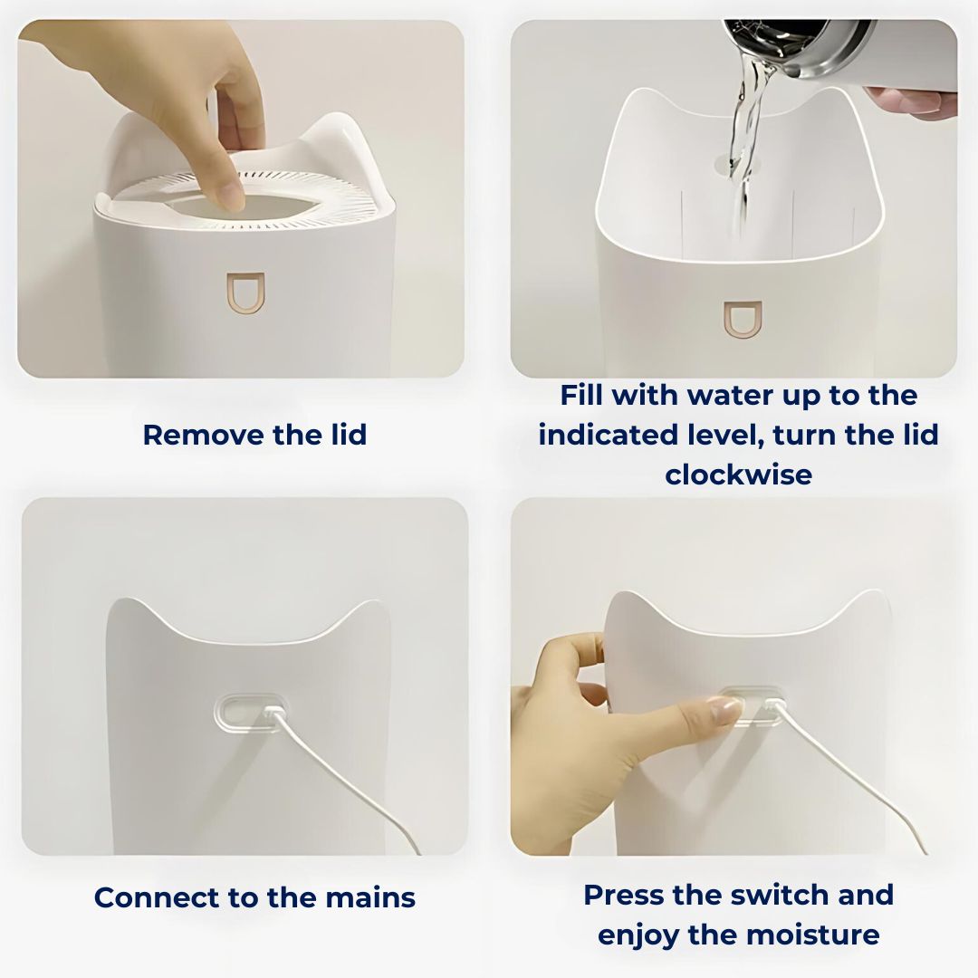 Compact Cool Mist Home Humidifier 3000ml