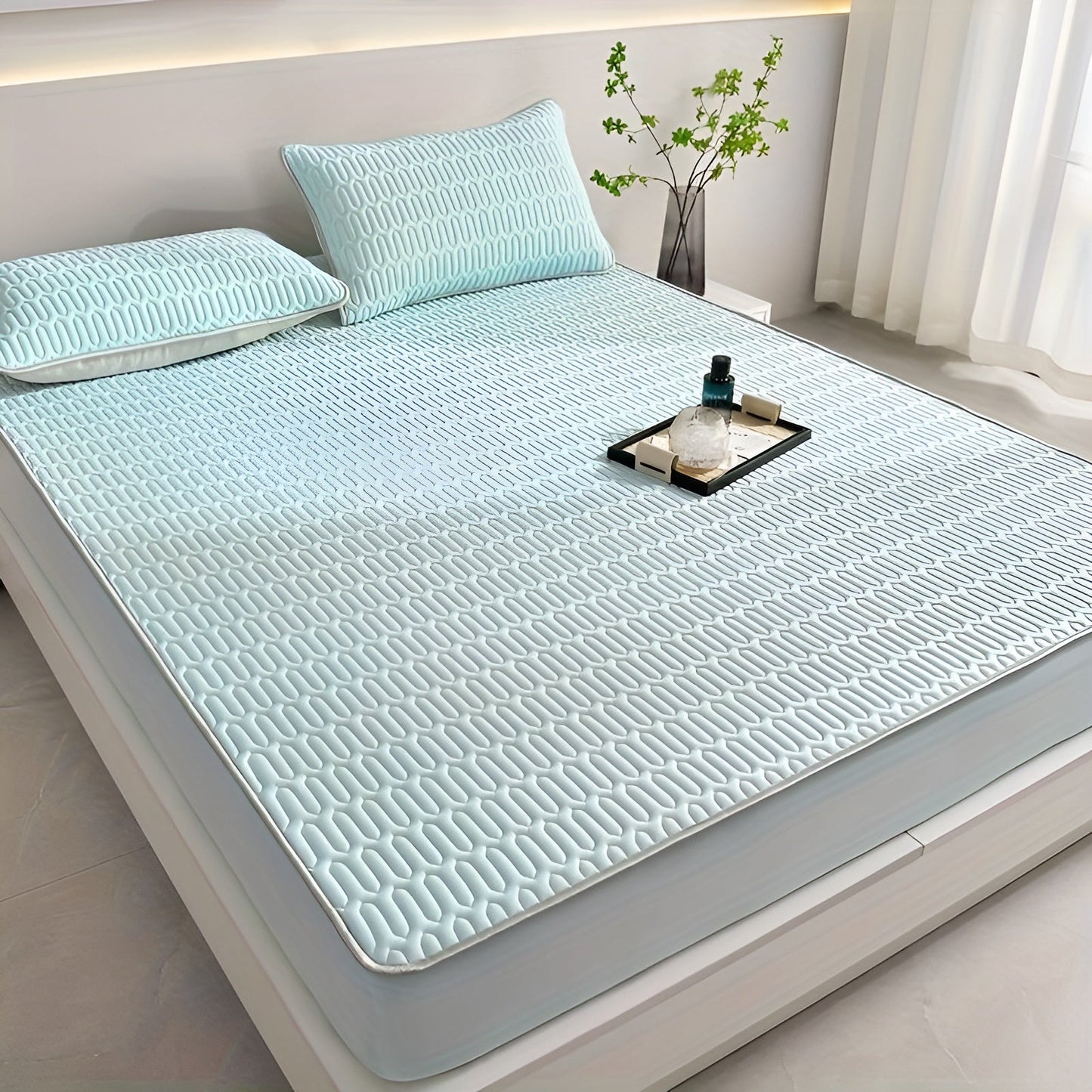 CoolSleep Set - Premium Breathable Latex Mattress and Pillows