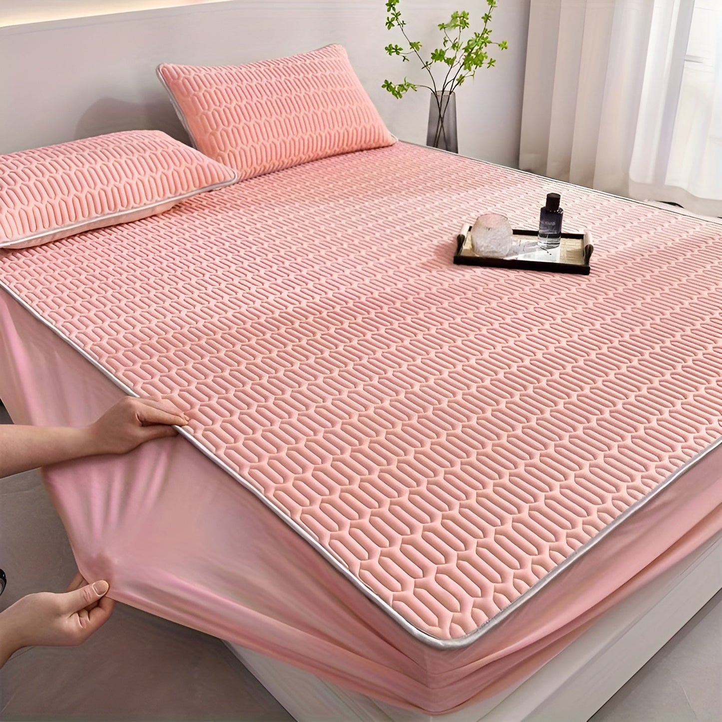 CoolSleep Set - Premium Breathable Latex Mattress and Pillows