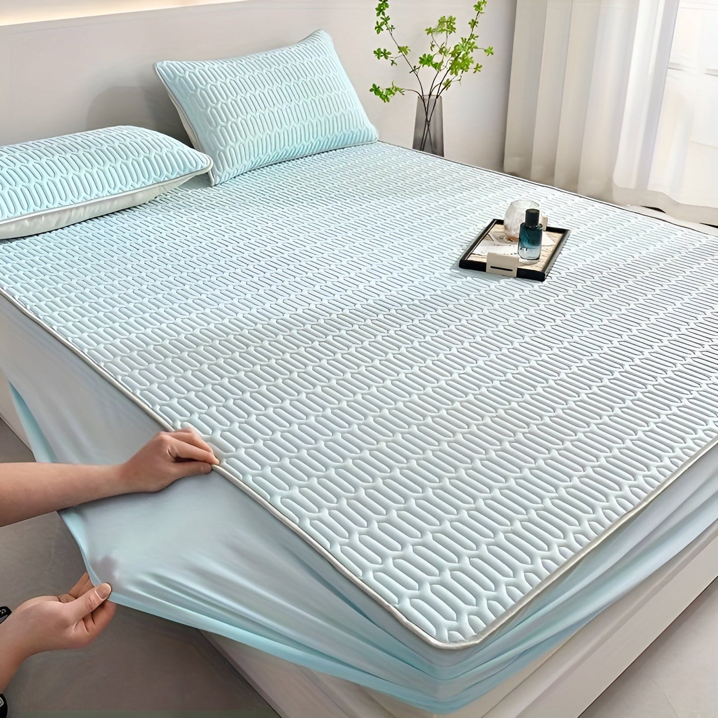 CoolSleep Set - Premium Breathable Latex Mattress and Pillows