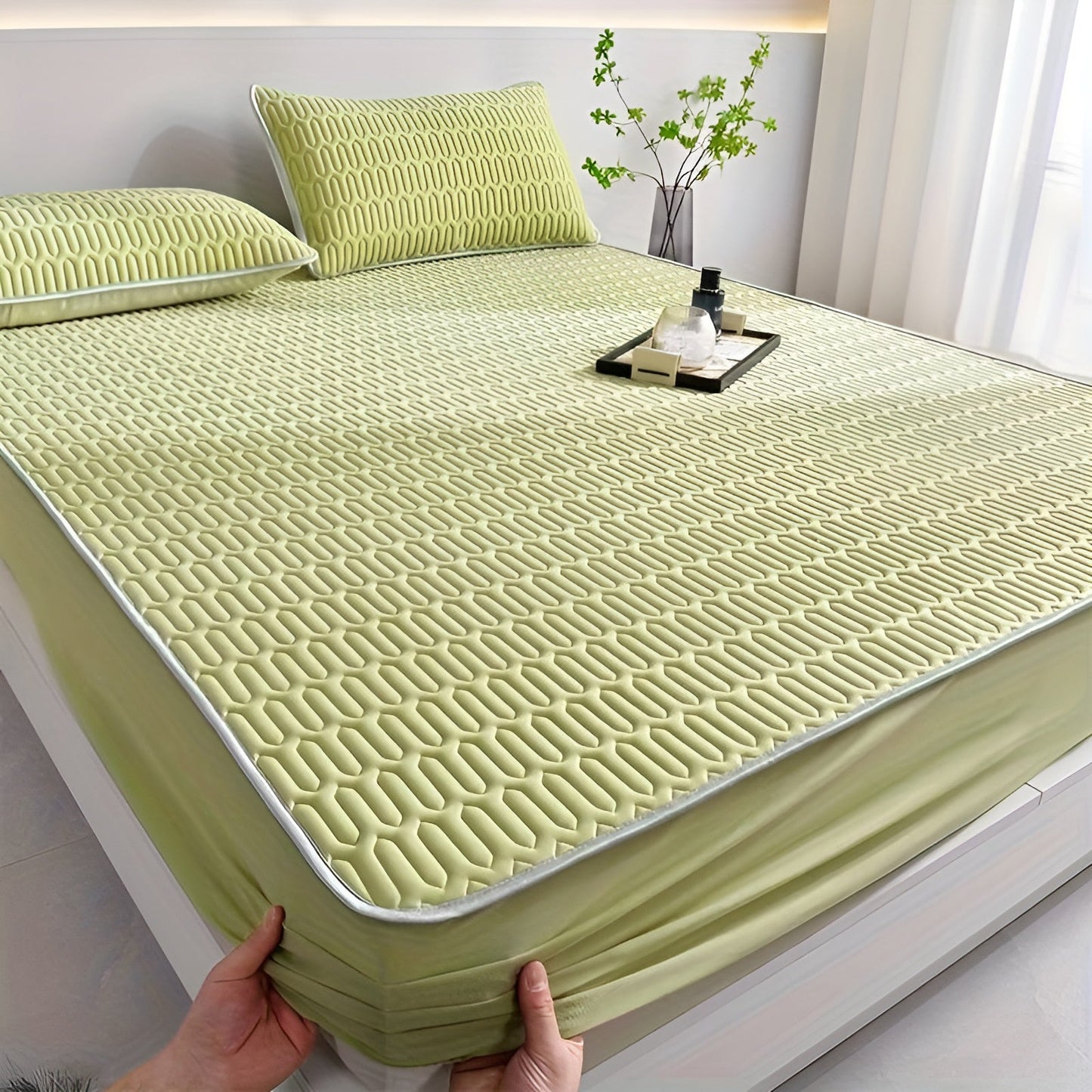 CoolSleep Set - Premium Breathable Latex Mattress and Pillows