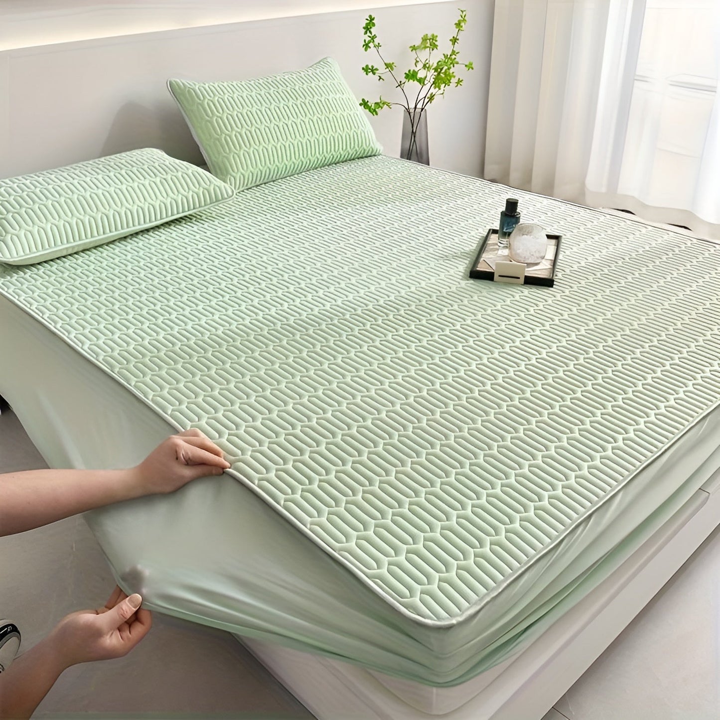 CoolSleep Set - Premium Breathable Latex Mattress and Pillows