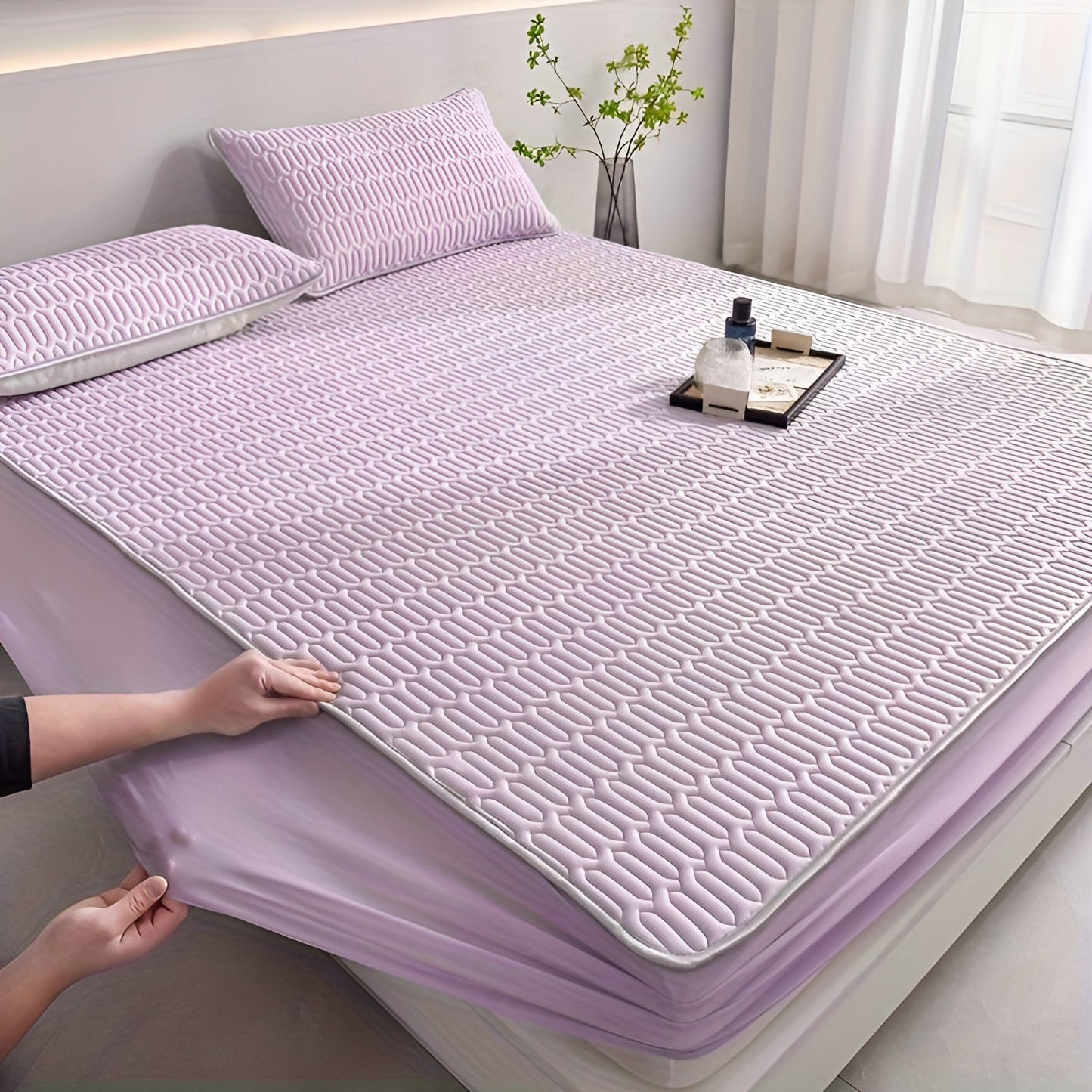 CoolSleep Set - Premium Breathable Latex Mattress and Pillows