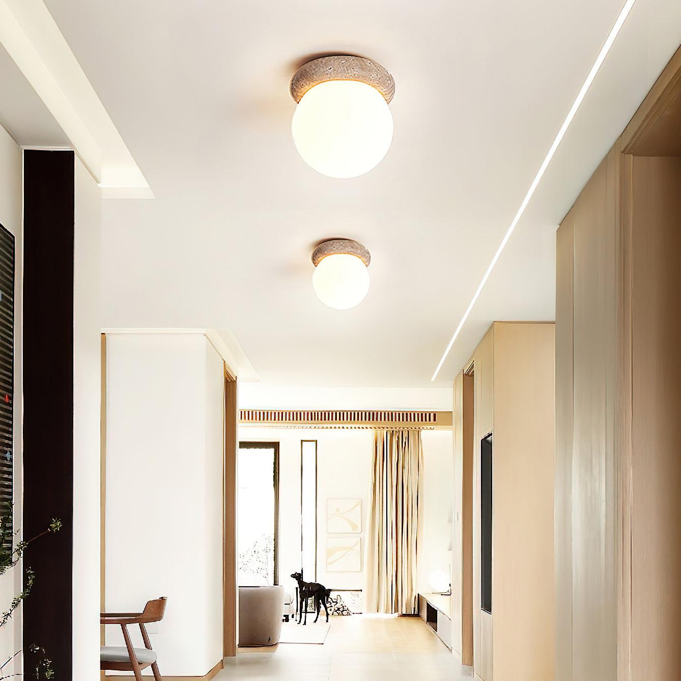 Natural Stone LED Overhead Light