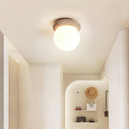 Natural Stone LED Overhead Light