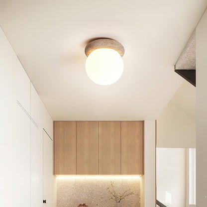 Natural Stone LED Overhead Light