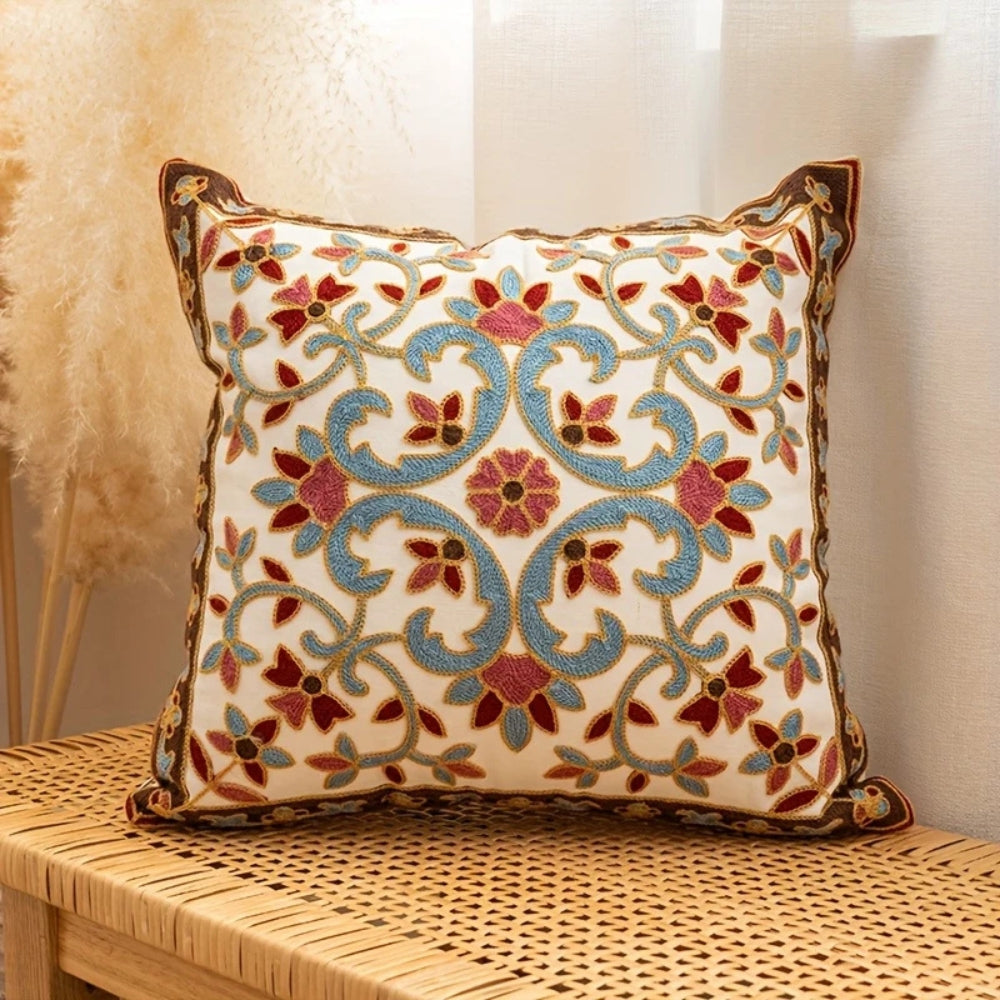 Decorative Embroidered Classic Pillow Cover