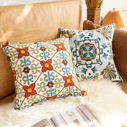 Decorative Embroidered Classic Pillow Cover