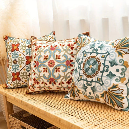 Decorative Embroidered Classic Pillow Cover