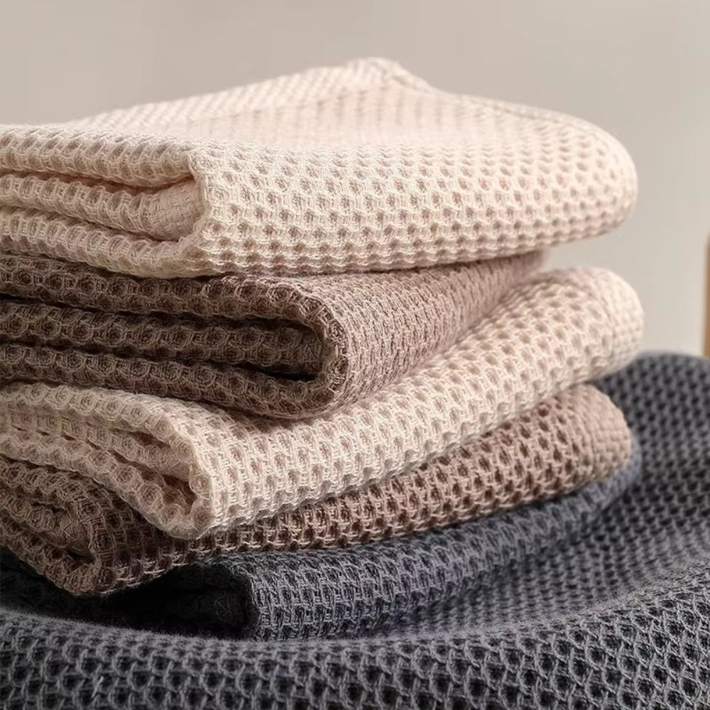 Absorbent Hexagon Kitchen Tea Towels 3pc Set