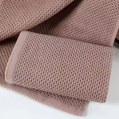 Absorbent Hexagon Kitchen Tea Towels 3pc Set