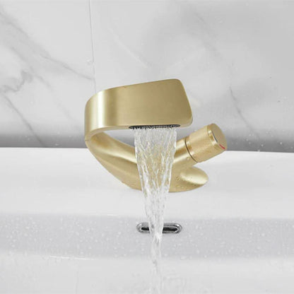 Contemporary Bathroom Faucet - Sleek Chrome Mixer Tap