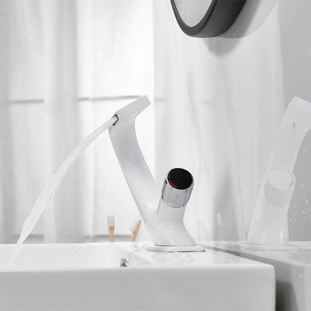 Contemporary Bathroom Faucet - Sleek Chrome Mixer Tap