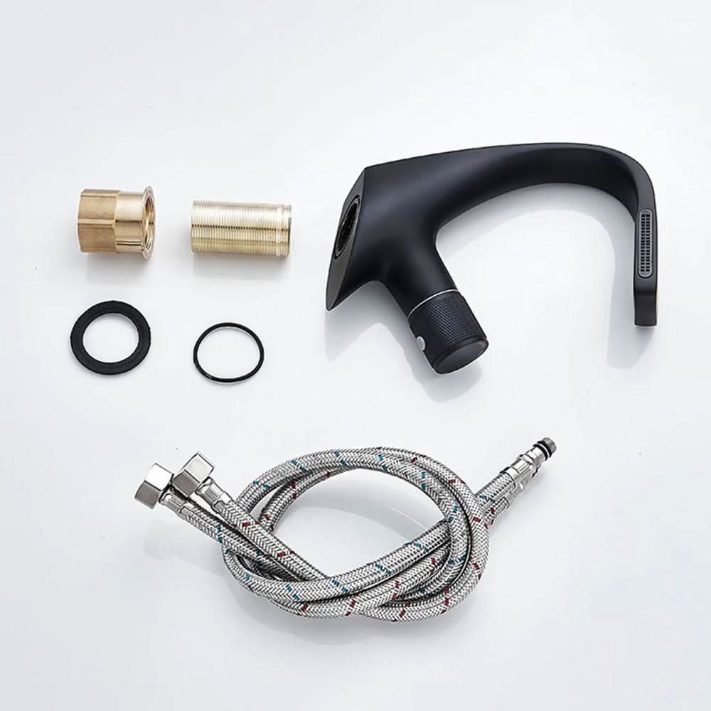 Contemporary Bathroom Faucet - Sleek Chrome Mixer Tap