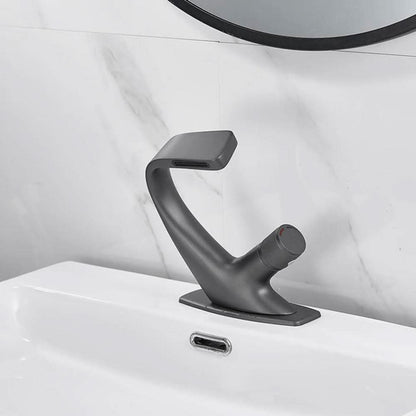 Contemporary Bathroom Faucet - Sleek Chrome Mixer Tap