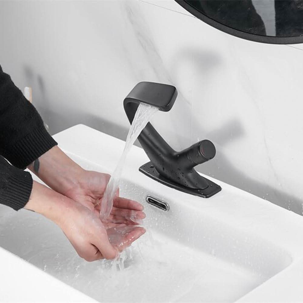 Contemporary Bathroom Faucet - Sleek Chrome Mixer Tap