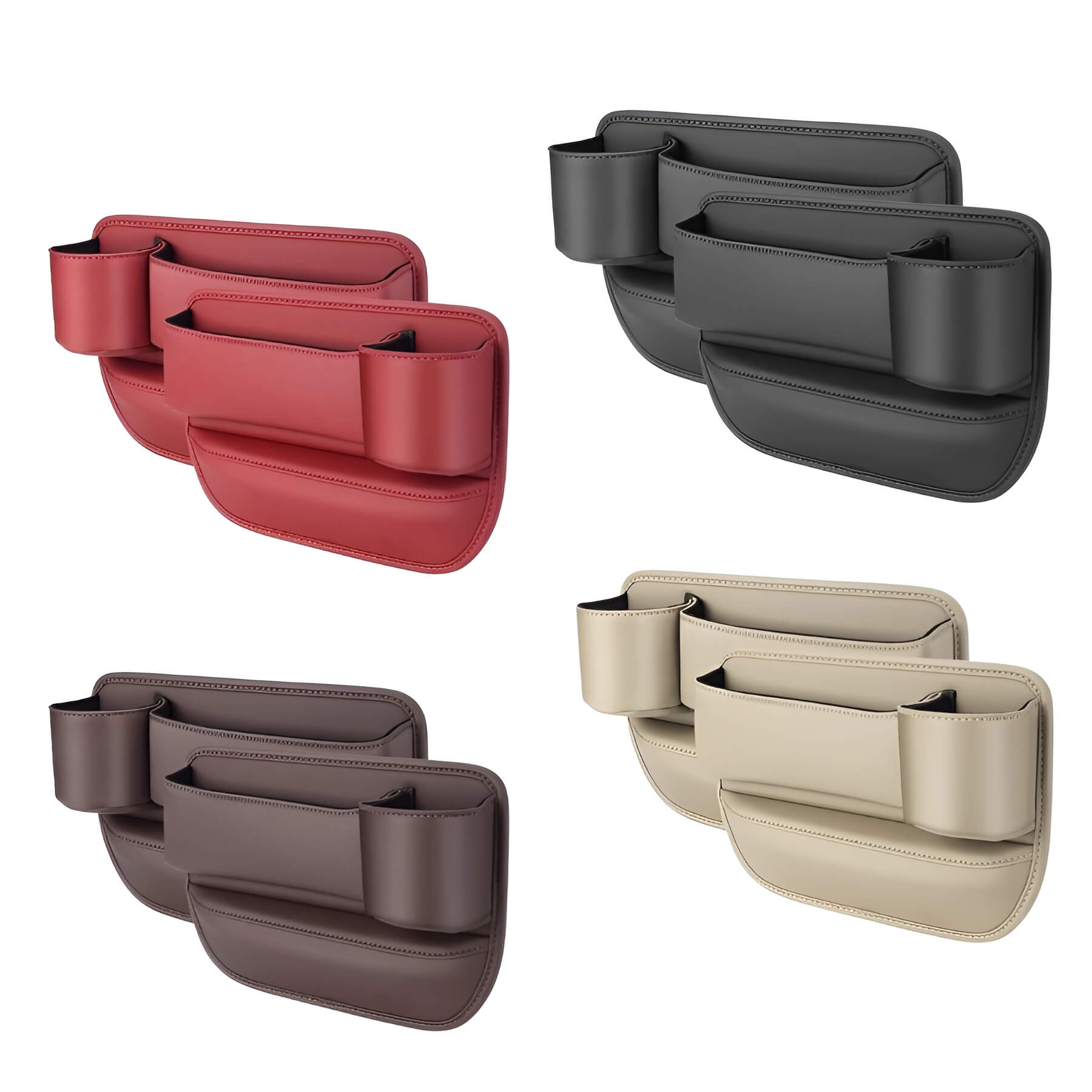 Car Seat Storage Organizer with Drink Holder - Befez
