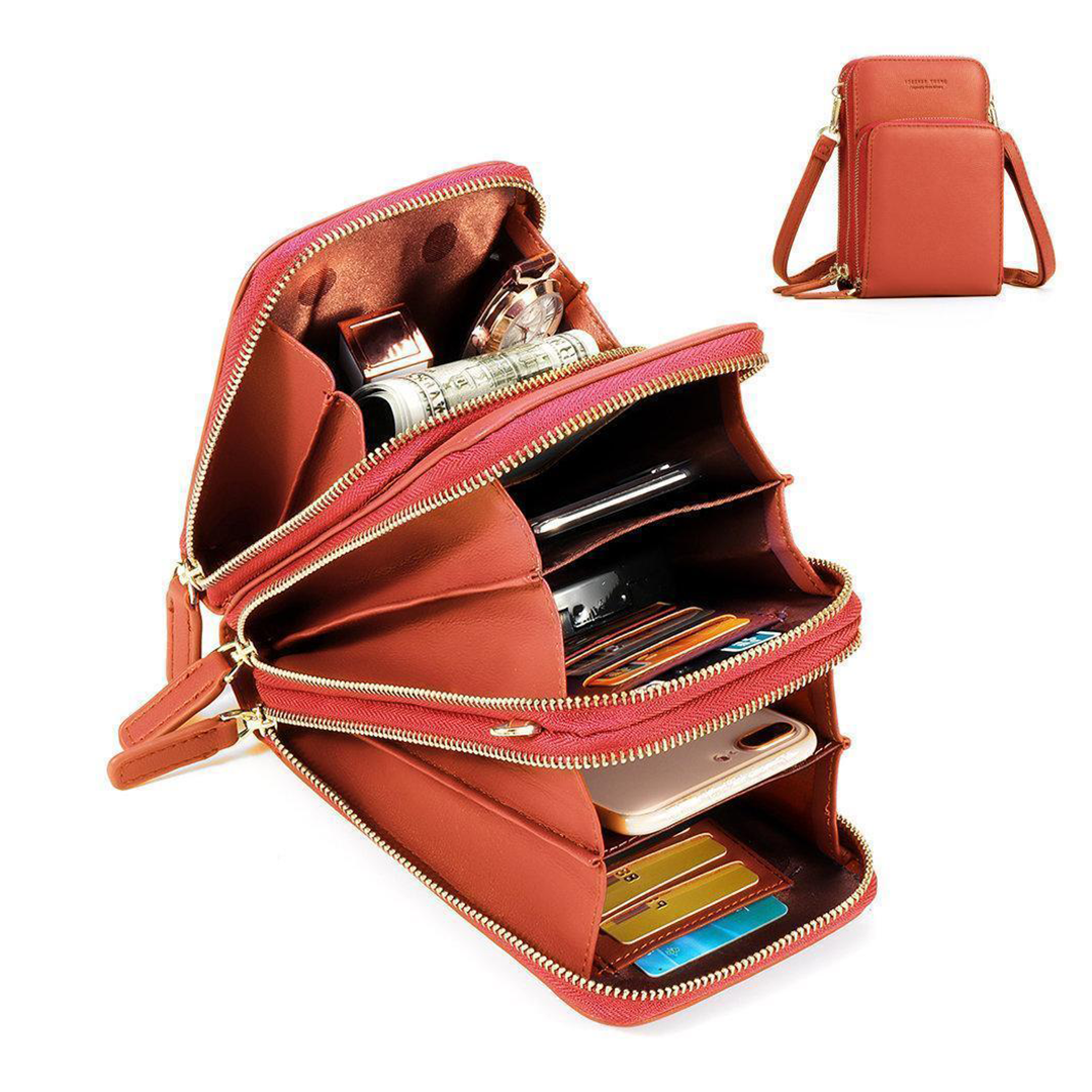 Stylish Leather Phone Wallet Bag