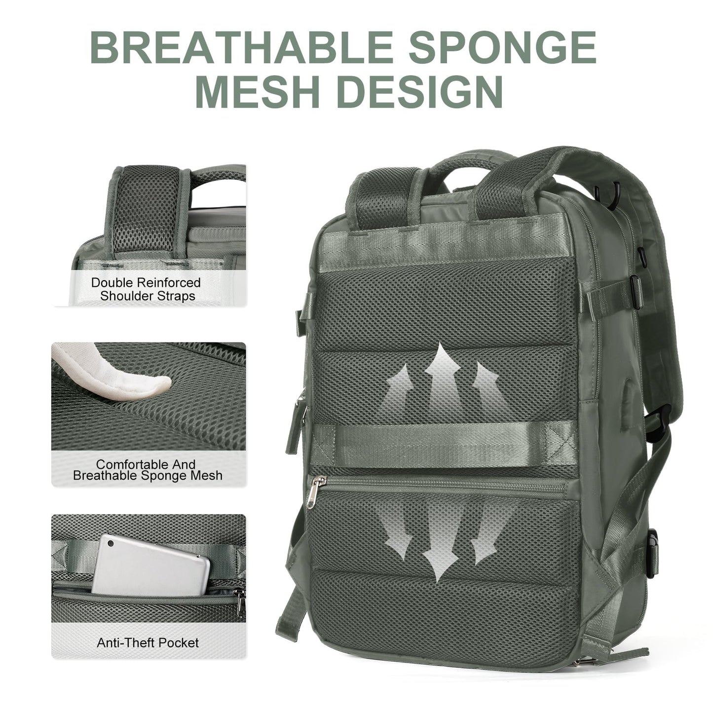 XL Water Resistant Trekking Backpack