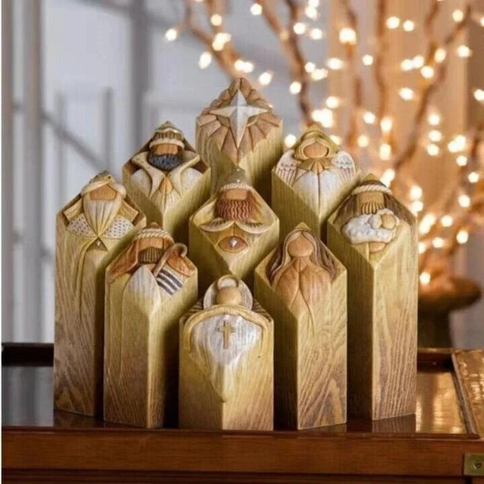 Christmas Indoor Column Figures - Befez